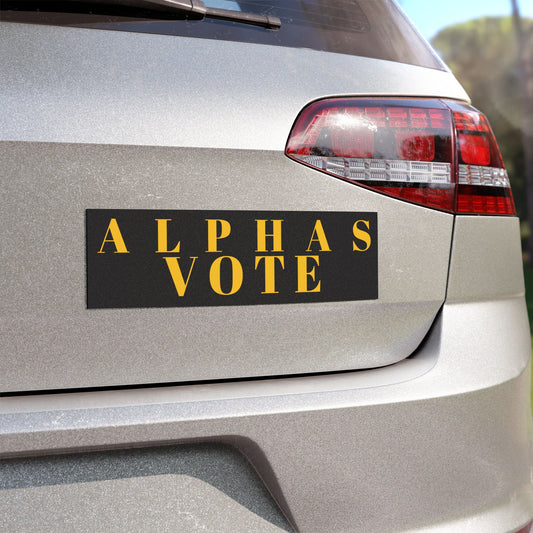 "VOTE" Car Magnet inspired by  Alpha Phi Alpha Fraternity