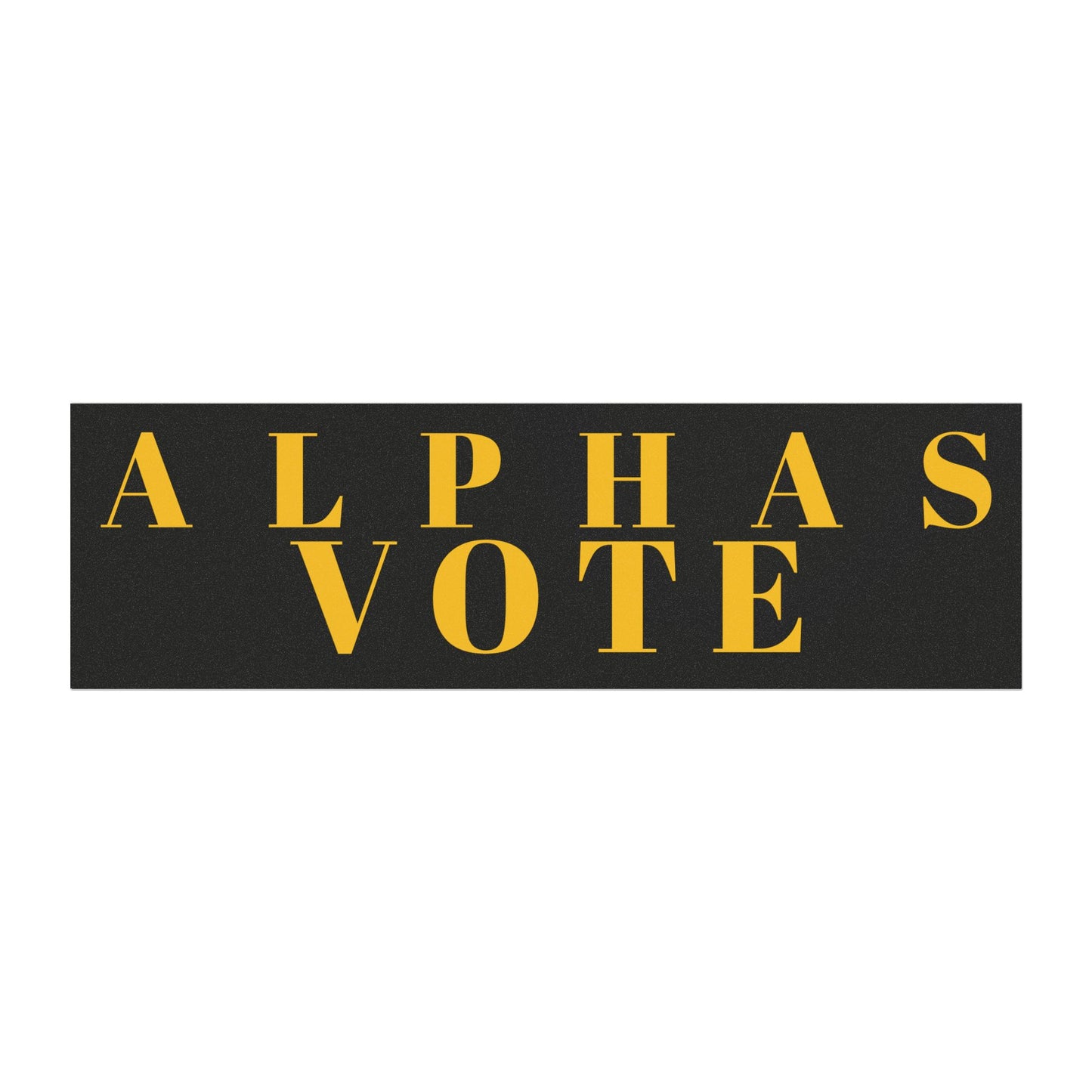 "VOTE" Car Magnet inspired by  Alpha Phi Alpha Fraternity
