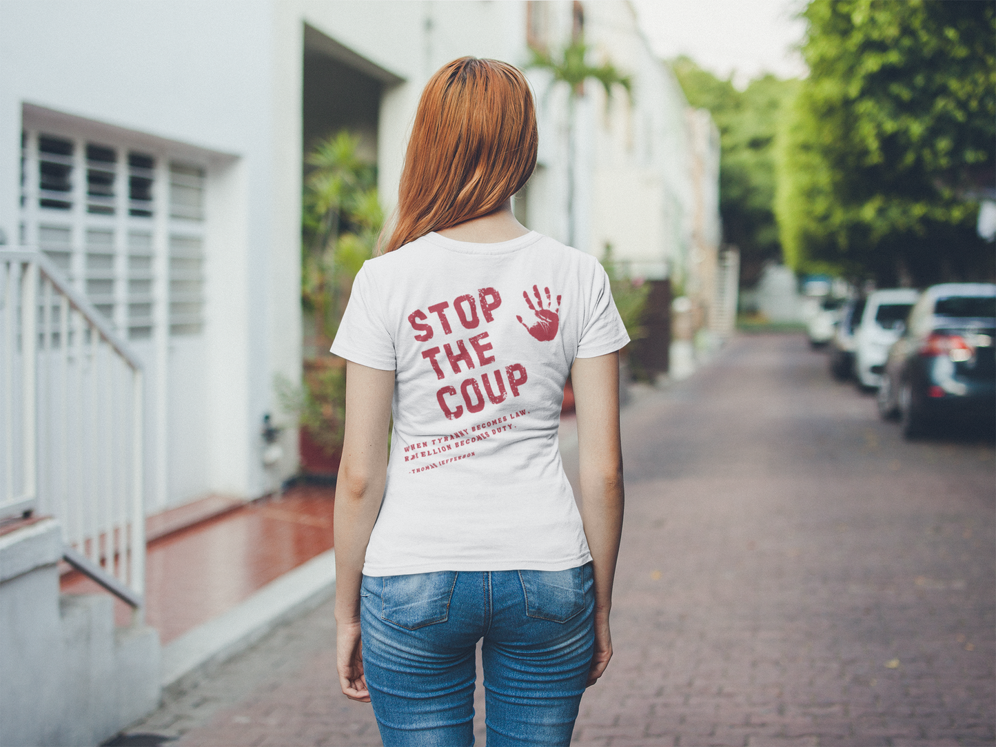 Stop the Coup Graphic Tee - For Love of Country