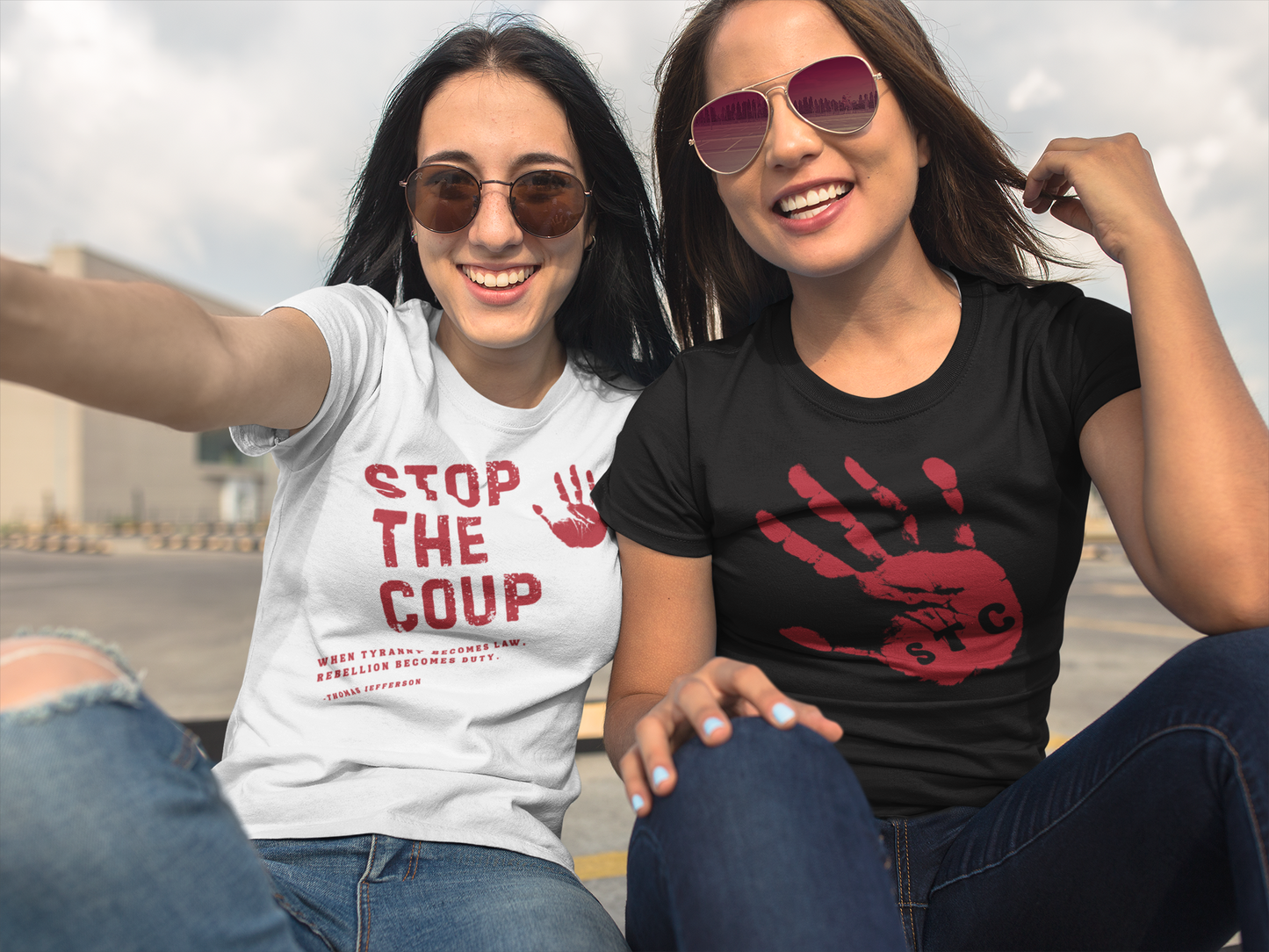 Stop the Coup Graphic Tee - For Love of Country