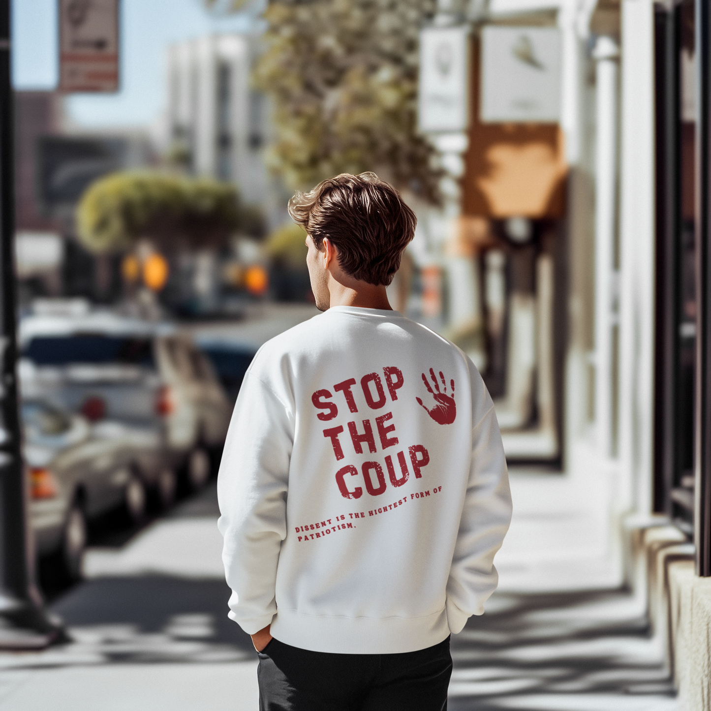 Stop the Coup Sweatshirt - For Love of Country