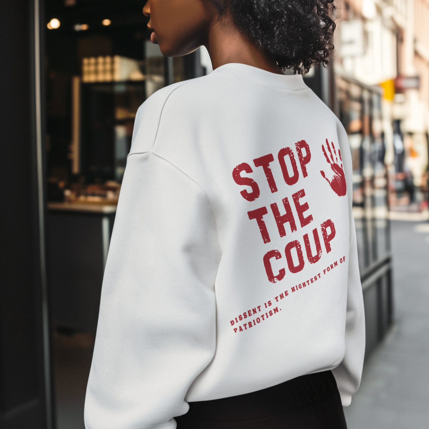 Stop the Coup Sweatshirt - For Love of Country