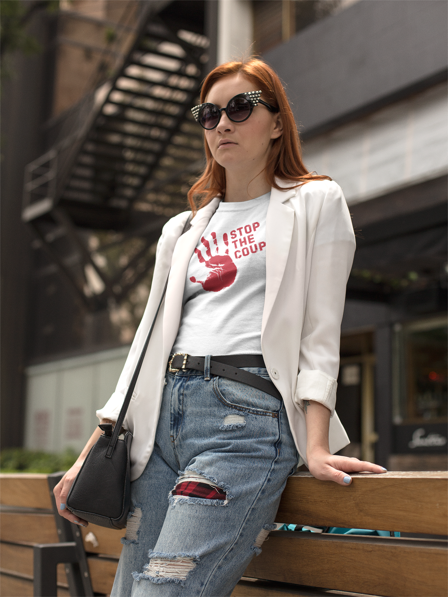 Stop the Coup II Graphic Tee - For Love of Country