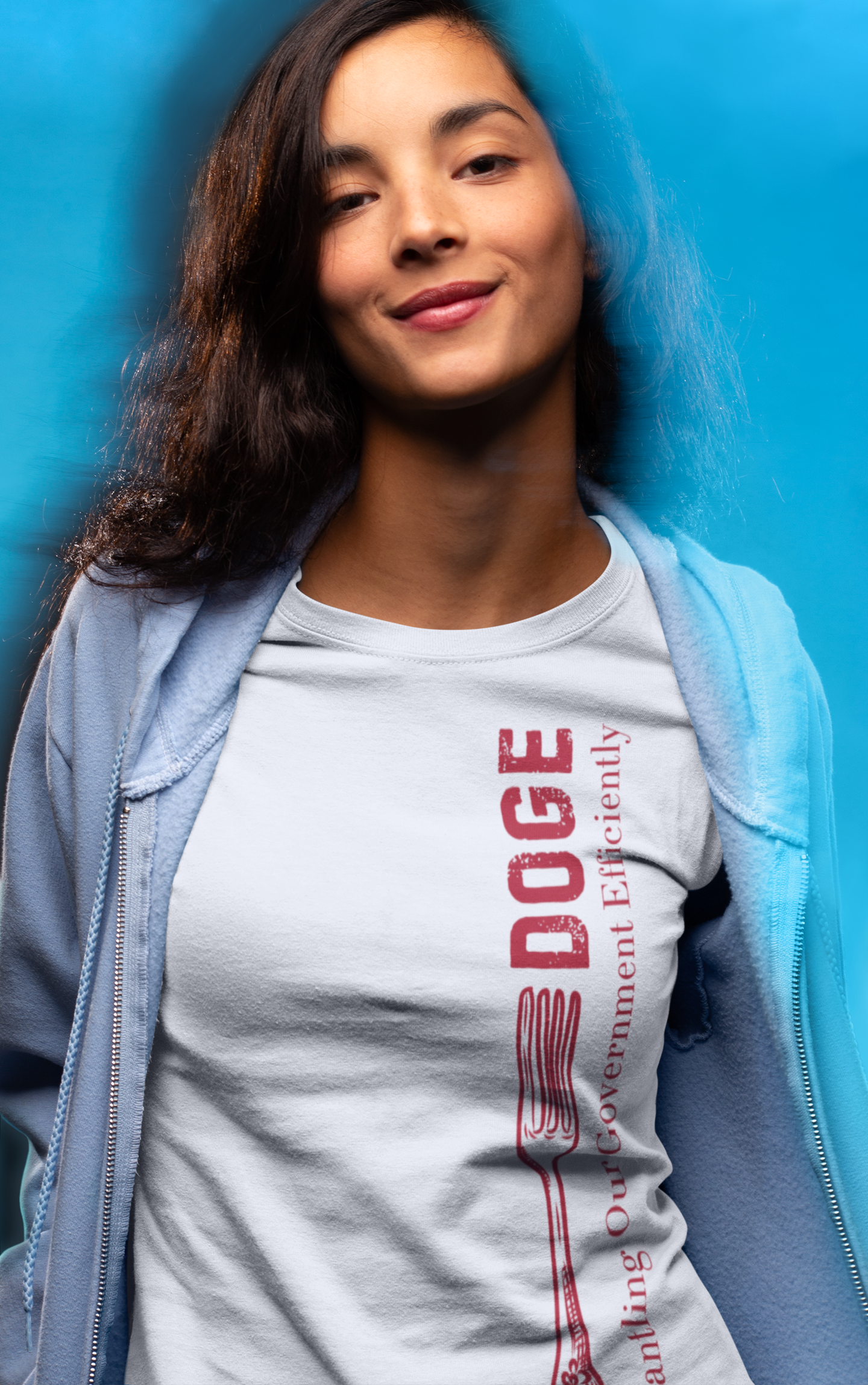 Fork Off DOGE Graphic Tee