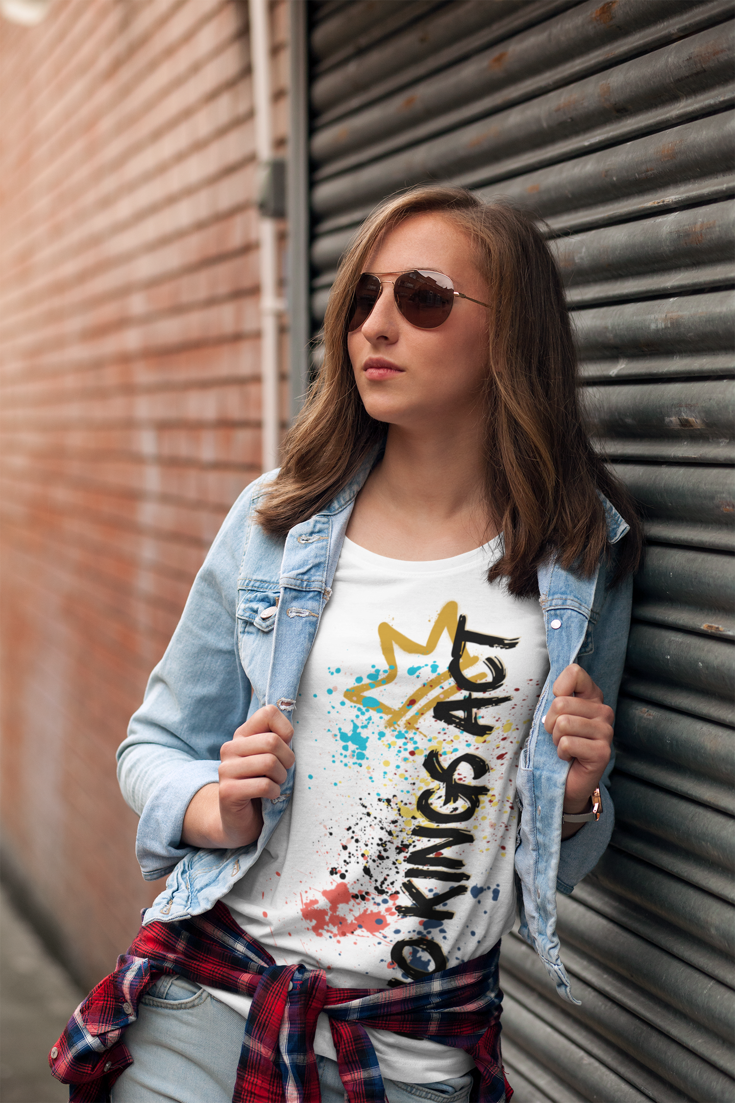 No Kings Act - Graffiti Tee