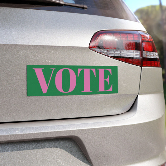 "VOTE" Car Magnet inspired by Alpha Kappa Alpha Sorority