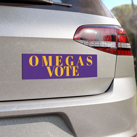 "VOTE" Car Magnet inspired by  Omega Psi Phi Fraternity