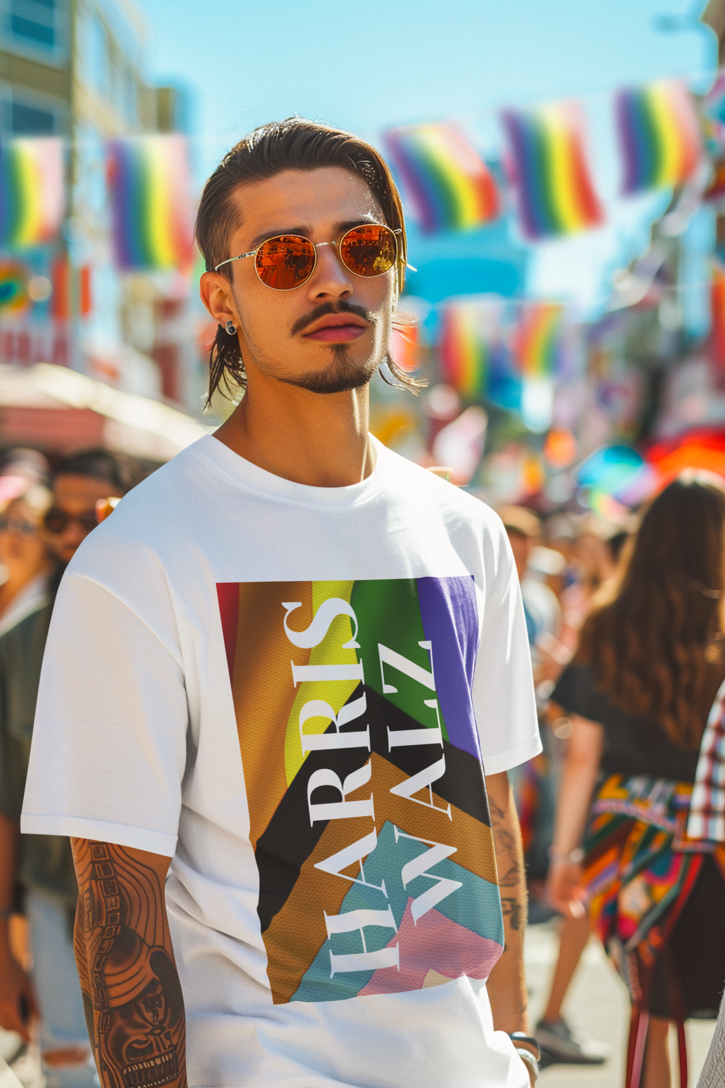 Pride Support: Harris Walz Ticket