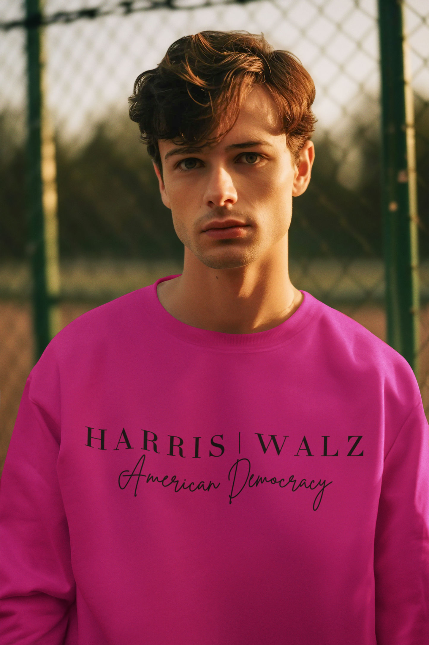 American Democracy: Harris Walls Ticket Black Sweatshirt